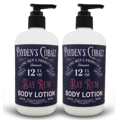 Payden's Cobalt Bay Rum For Men Scented Body Lotion
