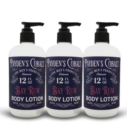 Payden's Cobalt Bay Rum For Men Scented Body Lotion