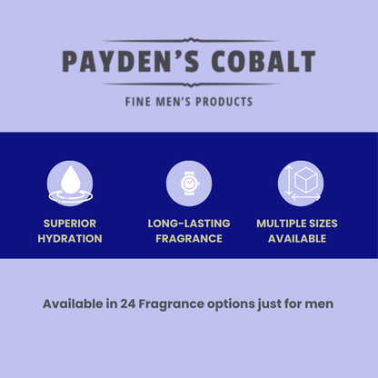 Payden's Cobalt Atlas For Men Scented Luxury Body Lotion With Lanolin and Jojoba Oil