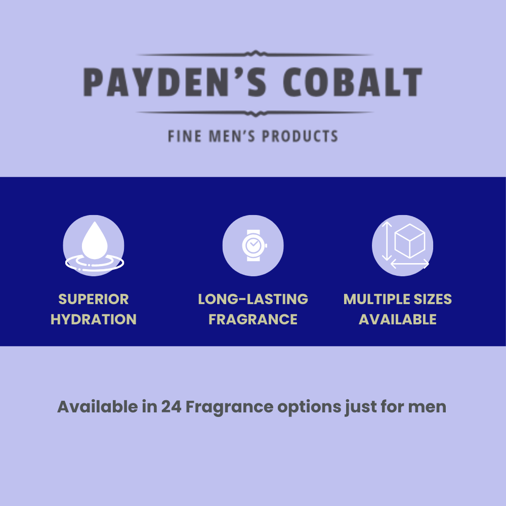 Payden's Cobalt Rust For Men Scented Luxury Body Lotion With Lanolin and Jojoba Oil