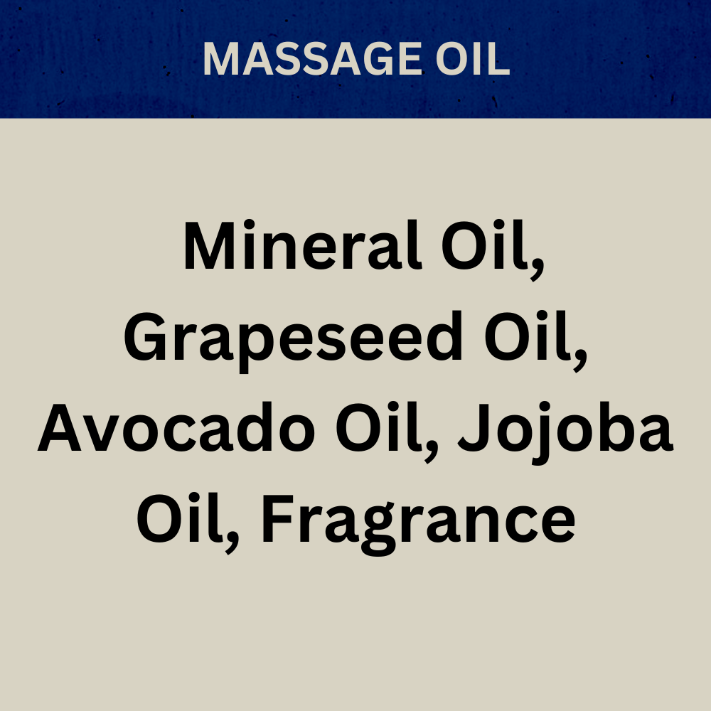Payden's Cobalt Bergamot Fig & Leather For Men Scented Massage Oil