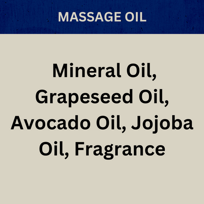 Payden's Cobalt Bergamot Fig & Leather For Men Scented Massage Oil