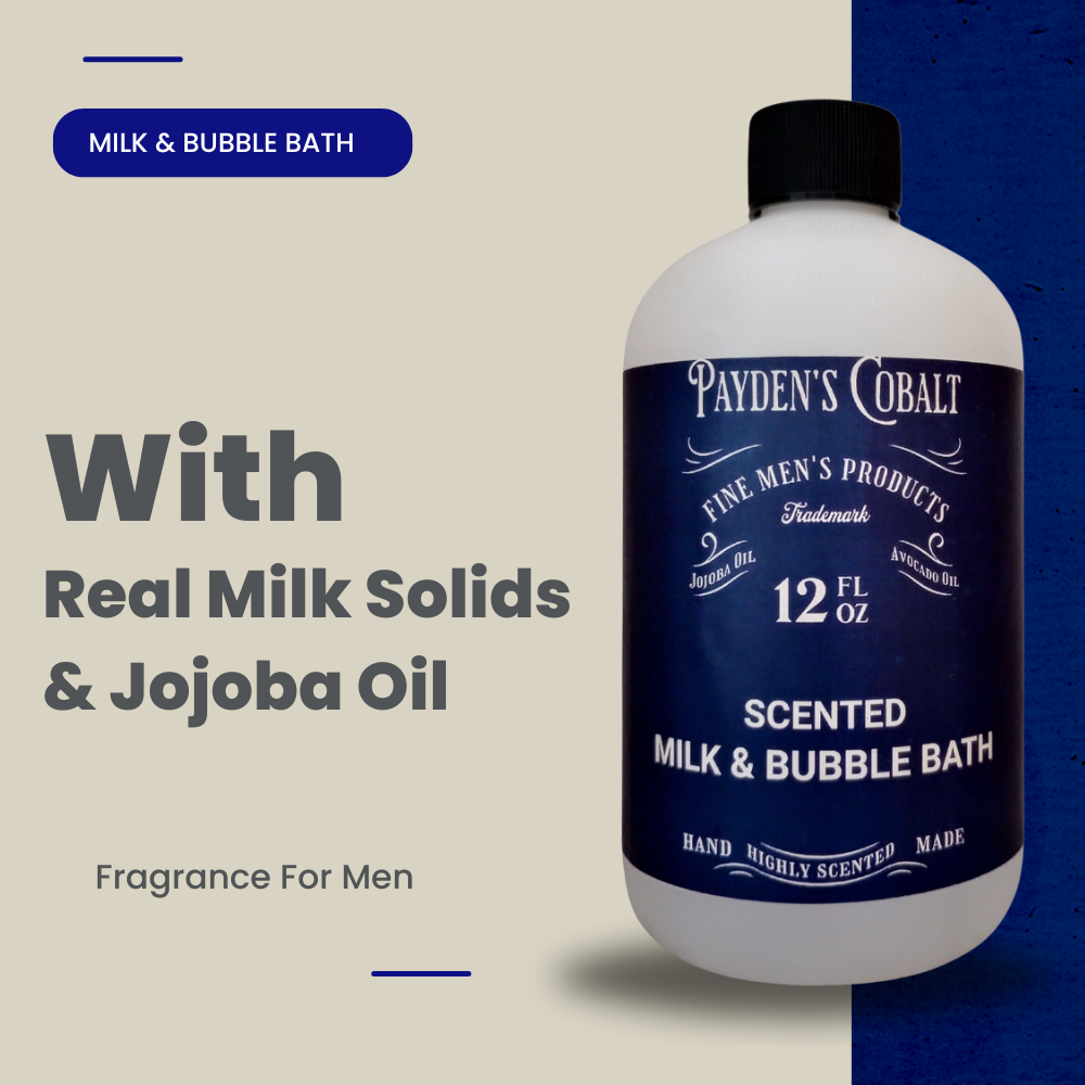 Payden's Cobalt Sapphire Pools For Men Scented Milk & Bubble Bath