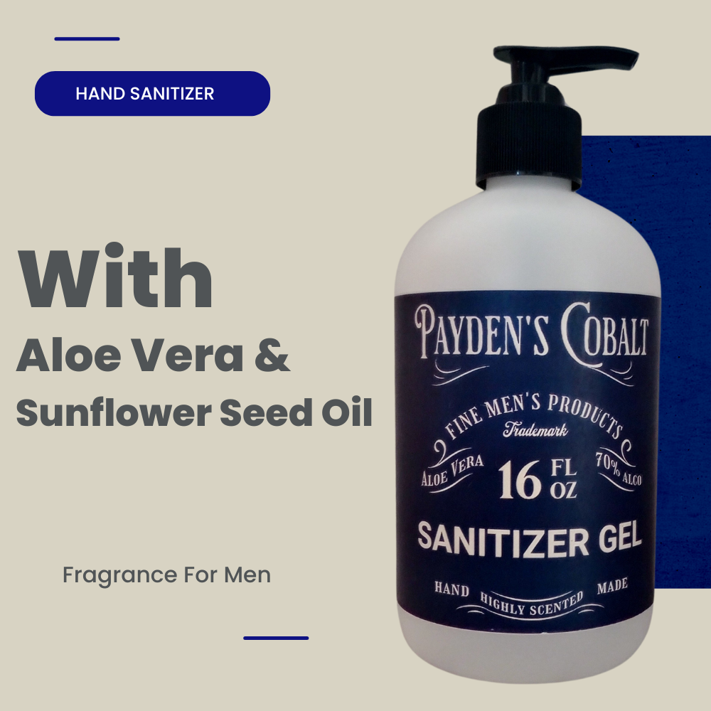 Coffee & Cigars For Men Scented Hand Sanitizer Gel
