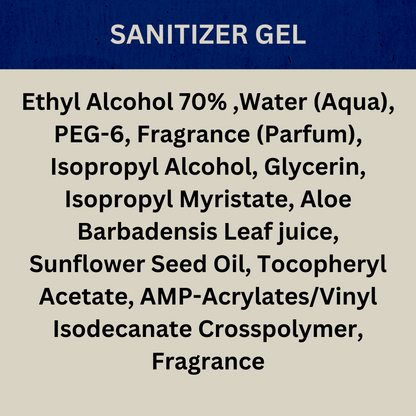Coffee & Cigars For Men Scented Hand Sanitizer Gel