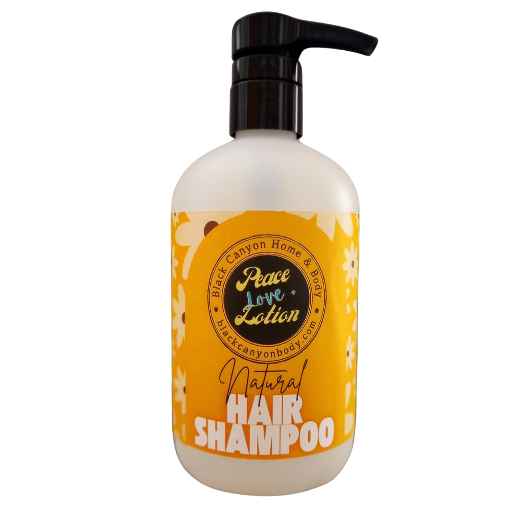 Peace Love + Lotion Lily of the Valley Scented Natural Hair Shampoo