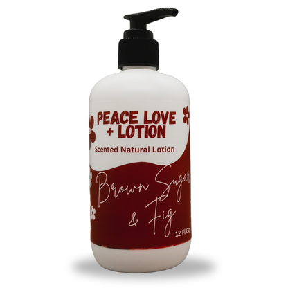 Peace Love + Lotion Brown Sugar & Fig Scented Natural Body Lotion