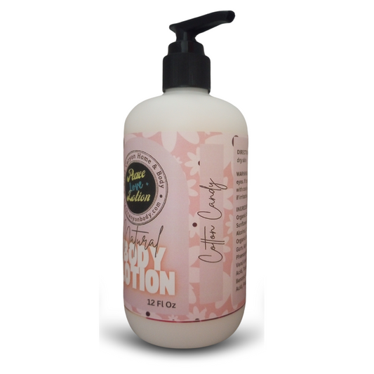 Peace Love + Lotion Cotton Candy Scented Natural Body Lotion