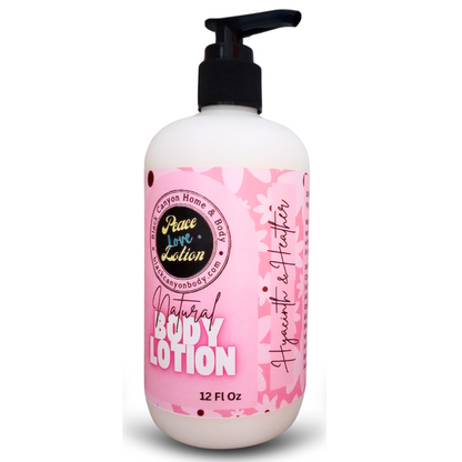 Peace Love + Lotion Hyacinth & Heather Scented Natural Body Lotion