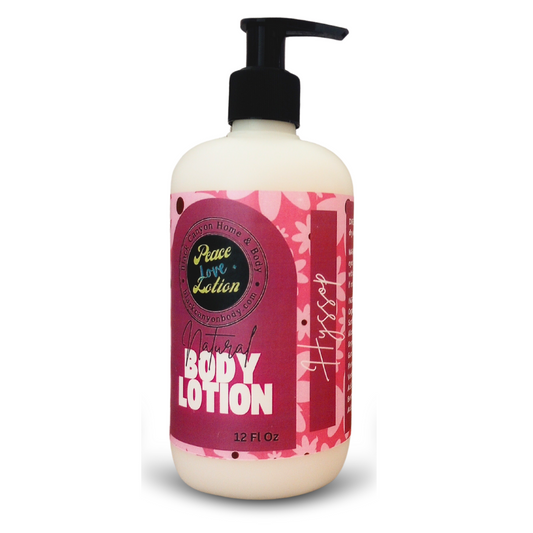 Peace Love + Lotion Hyssop Scented Natural Body Lotion