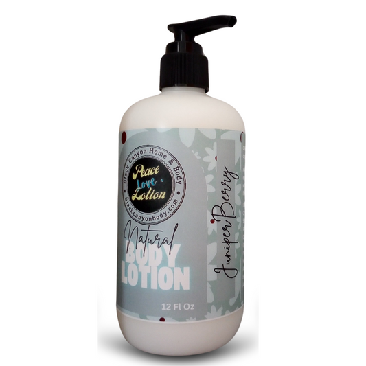 Peace Love + Lotion Juniper Berry Scented Natural Body Lotion