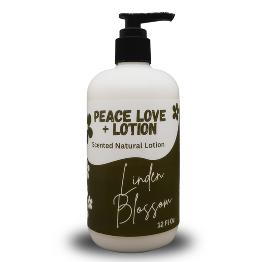 Peace Love + Lotion Linden Blossom Scented Natural Body Lotion