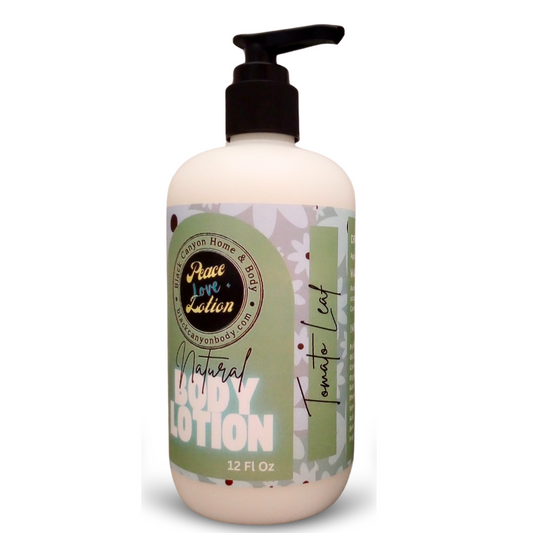 Peace Love + Lotion Tomato Leaf Scented Natural Body Lotion