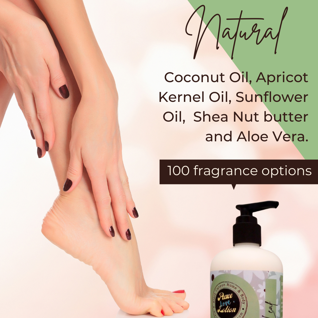 Peace Love + Lotion Tomato Leaf Scented Natural Body Lotion