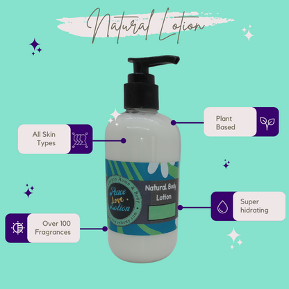 Peace Love + Lotion Forget Me Not & Citrus Scented Natural Body Lotion