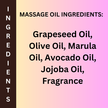 Peace Love + Lotion Melon & Mandarin Musk Scented Natural Massage Oil