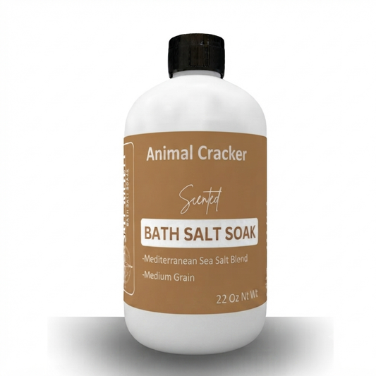 Animal Cracker Scented Mediterranean Sea Salt Bath Soak