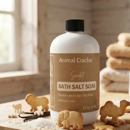 Animal Cracker Scented Mediterranean Sea Salt Bath Soak