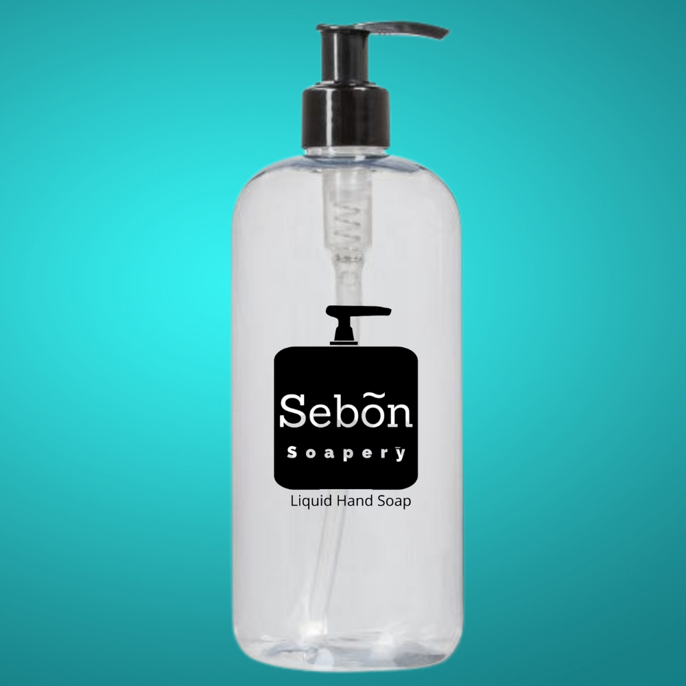 Sebon Blue Steel Scented Liquid Hand Soap with Olive Oil For Men
