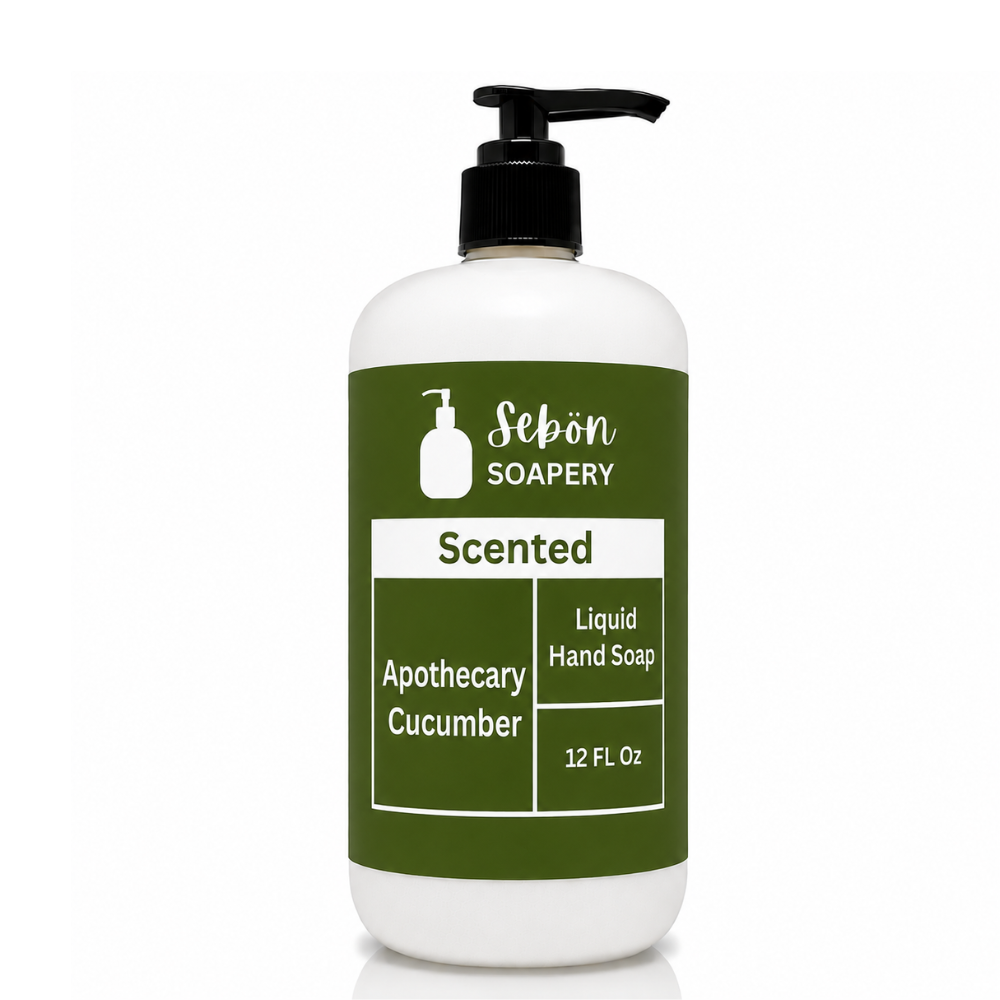 Apothecary Cucumber Scented Liquid Hand Soap