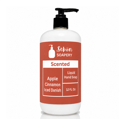 Apple Cinnamon Iced Danish Scented Liquid Hand Soap