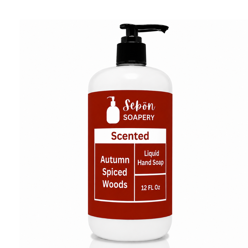 Autumn Spiced Woods Scented Liquid Hand Soap