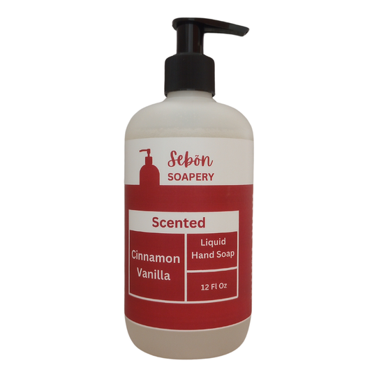 Cinnamon Vanilla Scented Liquid Hand Soap