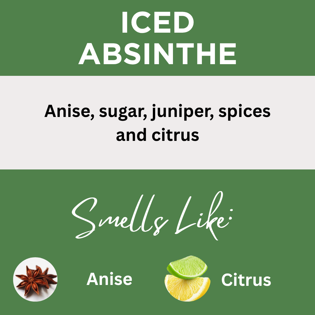 Iced Absinthe Scented Hand crafted Perfume