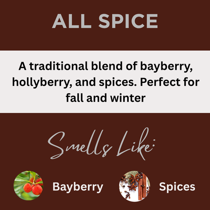 All Spice Scented Hand-Dipped Charcoal Incense Sticks