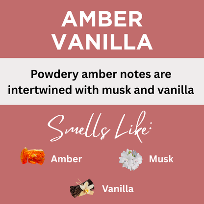 Amber Vanilla Scented Mediterranean Sea Salt Bath Soak