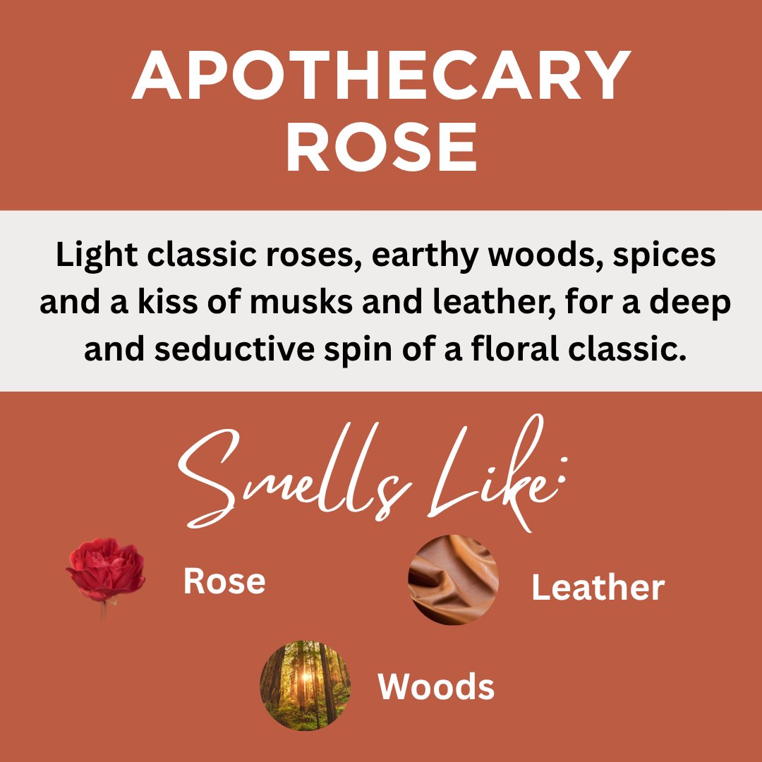 Apothecary Rose Scented Massage Oil