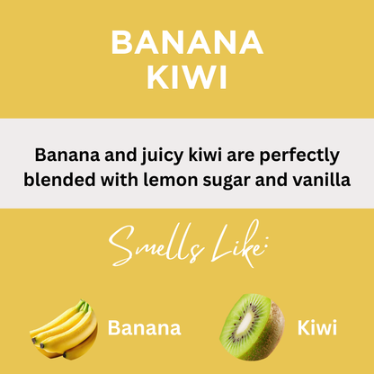 Banana Kiwi Scented Sea Salt Bath Soak