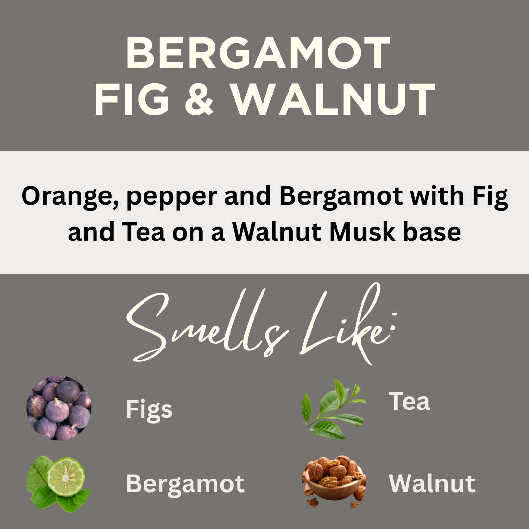 Bergamot Fig & Walnut Scented Hand Sanitizer Gel