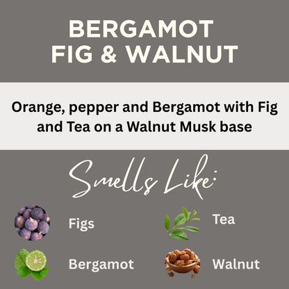 Bergamot Fig & Walnut Scented Hand Sanitizer Gel