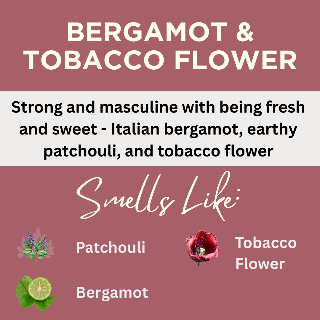 Bergamot & Tobacco Flower Scented Sea Salt Bath Soak