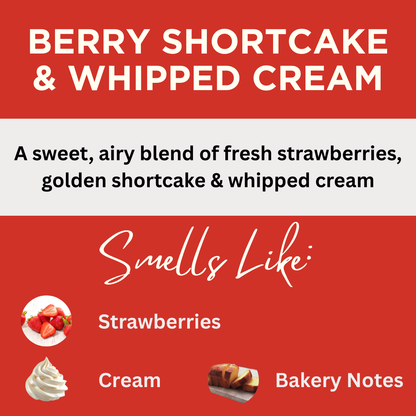 Berry Shortcake & Whipped Cream Scented Hand-crafted Perfume
