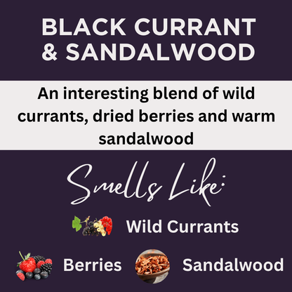 Black Currant & Sandalwood Scented Body Wash