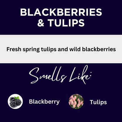 Blackberries & Tulips Scented Hand Sanitizer Gel