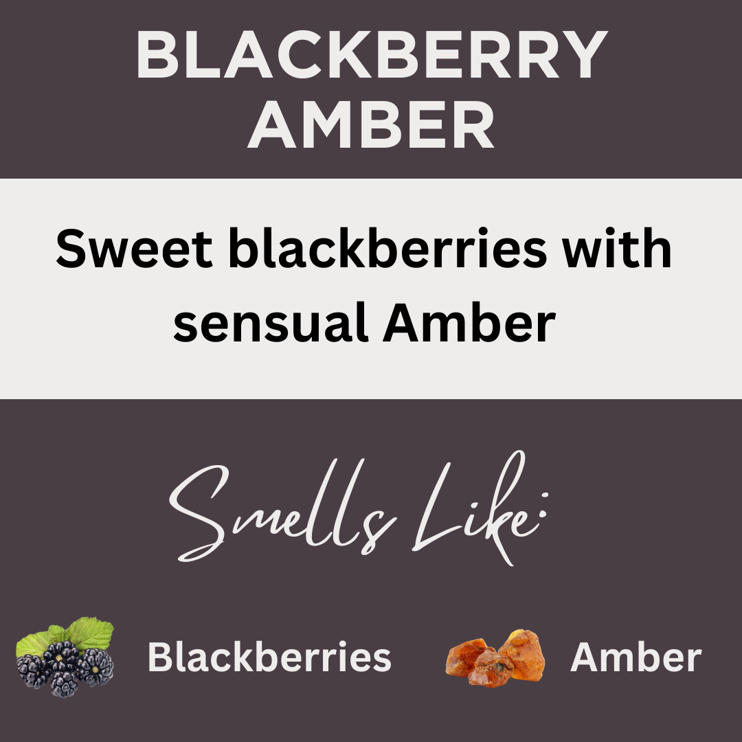 Blackberry Amber Scented Hand-crafted Perfume
