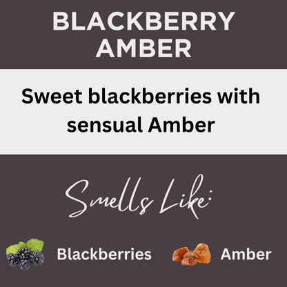 Blackberry Amber Scented Hand Sanitizer Gel