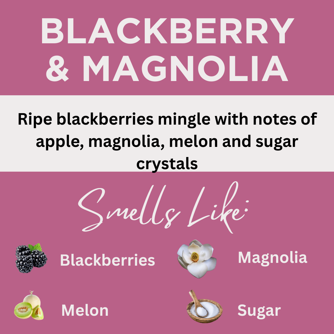 Blackberry & Magnolia Scented Hand Sanitizer Gel
