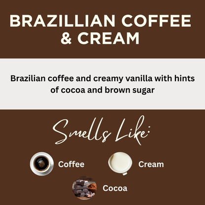 Brazilian Coffee & Cream Scented Hand crafted Perfume