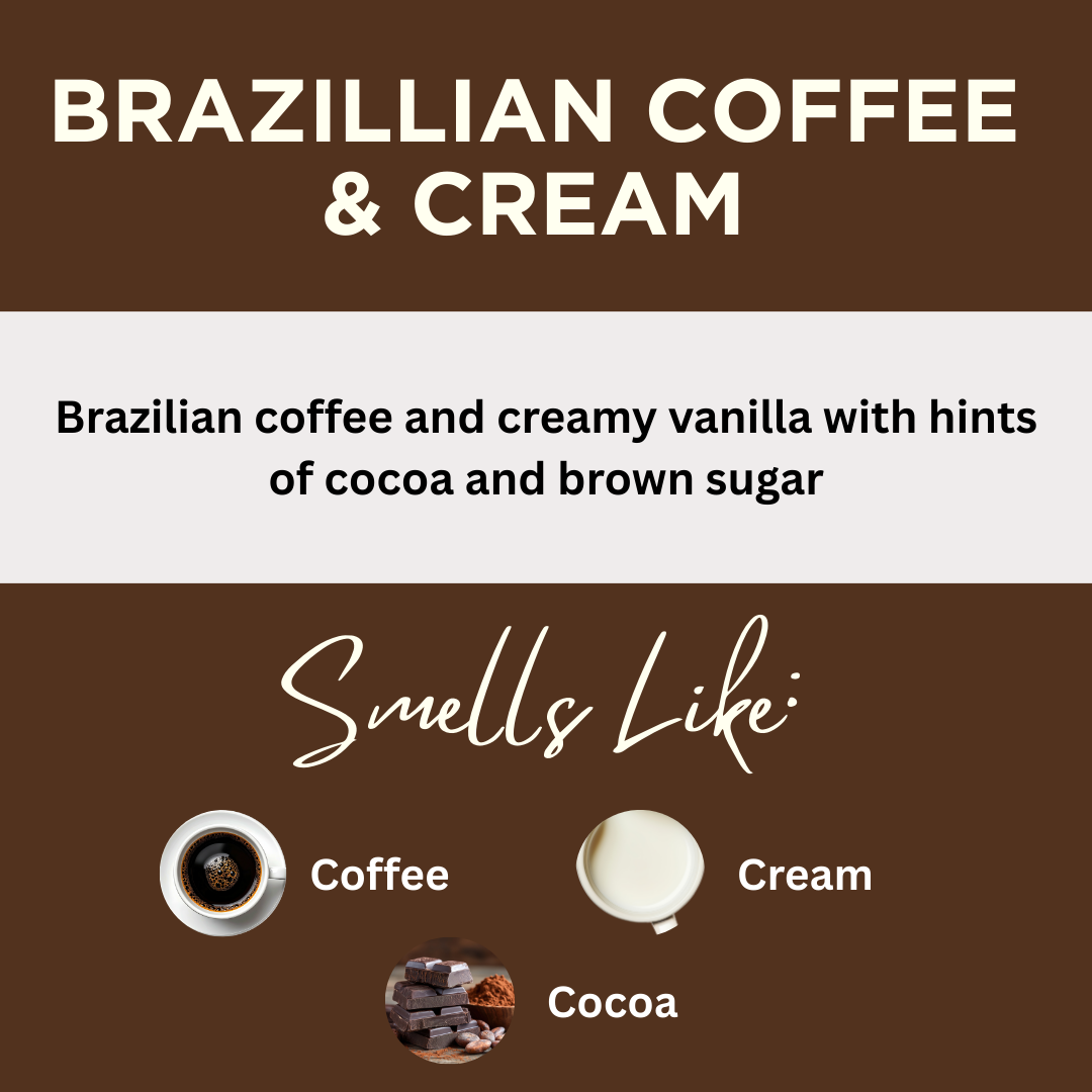 Brazilian Coffee & Cream Scented Hand Sanitizer Gel