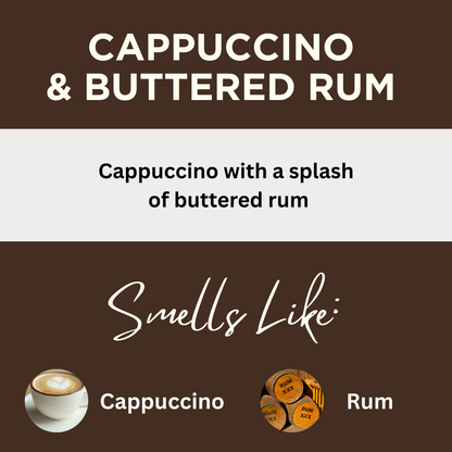 Cappuccino & Buttered Rum Scented Hand Sanitizer Gel
