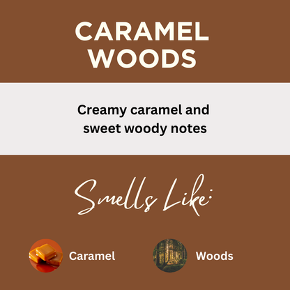 Caramel Woods Scented Hand Sanitizer Gel