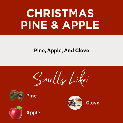 Christmas Pine & Apple Scented Natural Body Wash