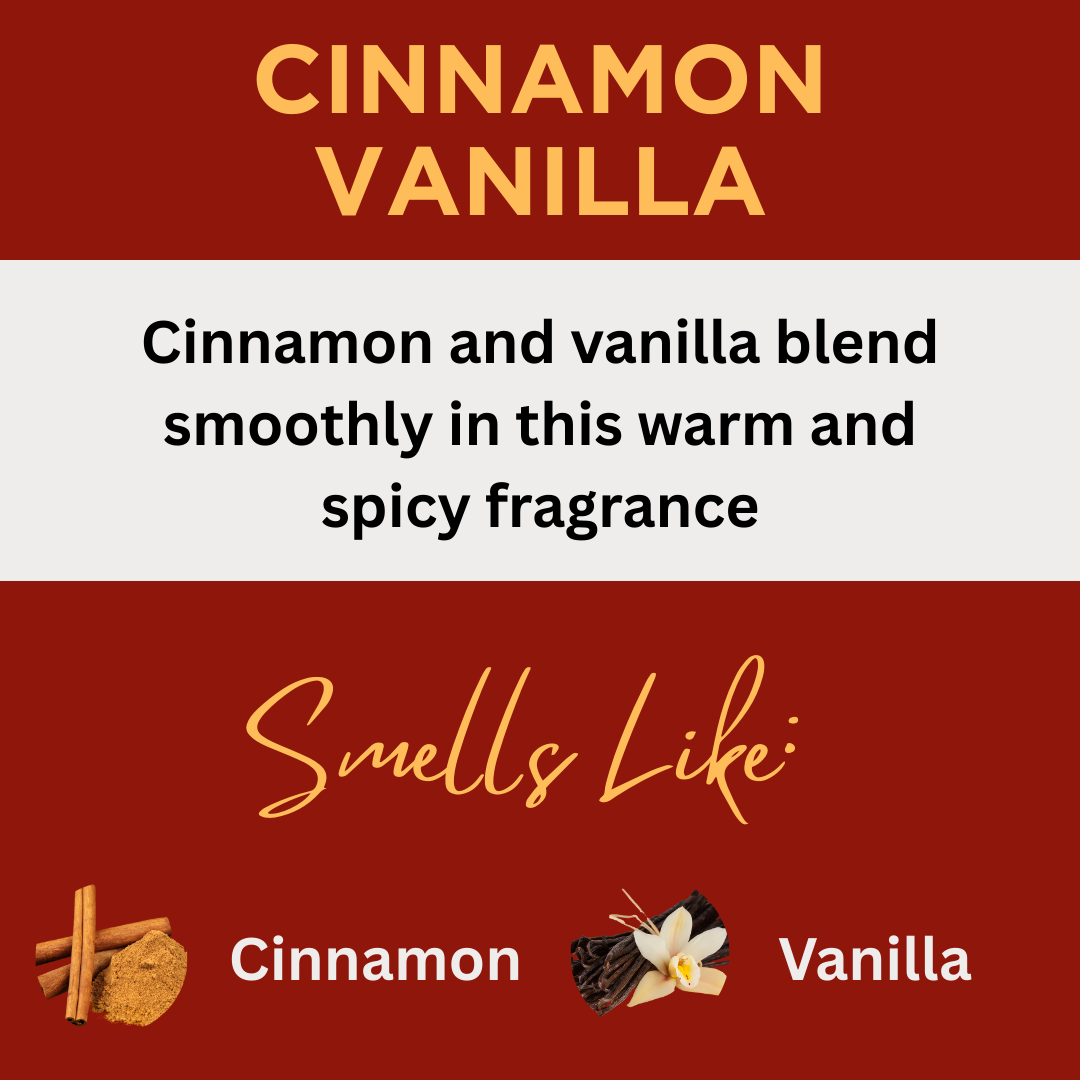 Cinnamon Vanilla Scented Reed Diffuser Oil Refill