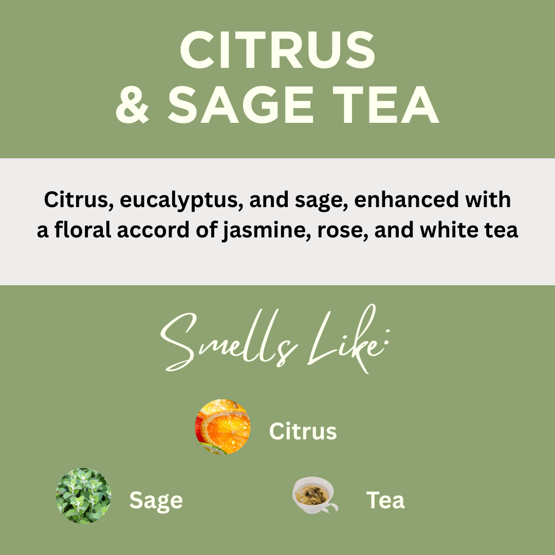 Citrus & Sage Tea Scented Vegan Body Wash