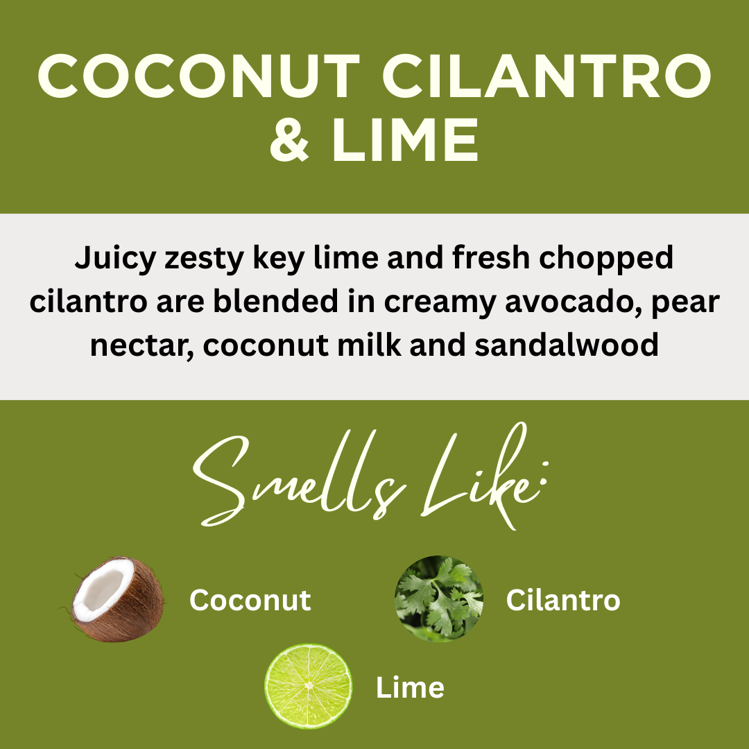 Coconut Cilantro & Lime Scented Hair Detangler
