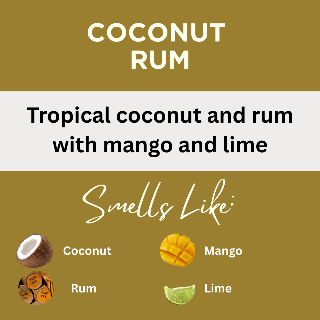 Coconut Rum Scented Argan Oil Hair Shampoo